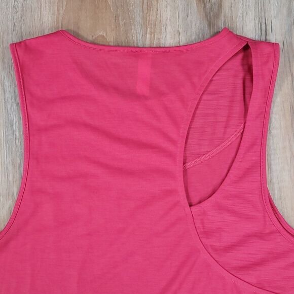 🔹️Under Armour Pink Heat Gear America Athletic Sleeveless Top Medium - Picture 5 of 8